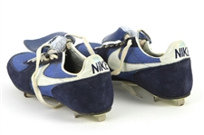 1988 Jefrrey Leonard Milwaukee Brewers Nike Game WOrn Cleats (MEARS LOA)
