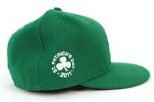 2011 Zach Braddock Milwaukee Brewers St. Patrick's Day Cap (MEARS LOA/MLB Hologram)
