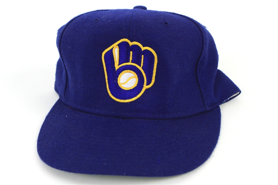 1993 Jesse Orosco Milwaukee Brewers Game Worn Cap (MEARS LOA)