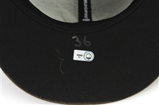 2011 Jerry Narron Milwaukee Brewers Signed Game Worn Camouflage Cap (MEARS LOA/MLB Hologram/JSA)