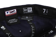 2015 (July 4) Taylor Jungmann Milwaukee Brewer Game Worn Cap (MEARS LOA/MLB Hologram)