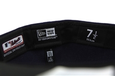 2013 (May 30) Tom Gorzelanny Milwaukee Brewers Game Worn Braves Throwback Cap (MEARS LOA/MLB Hologram)