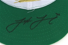 2014 Tyler Thornburg Milwaukee Brewers Signed St. Patrick's Day Cap (MEARS LOA/MLB Hologram/JSA)