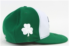 2014 Tyler Thornburg Milwaukee Brewers Signed St. Patrick's Day Cap (MEARS LOA/MLB Hologram/JSA)
