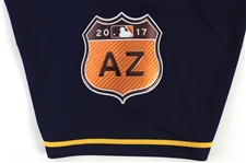 2017 Jason Lane Milwaukee Brewers Spring Training Jersey (MEARS LOA/MLB Hologram)