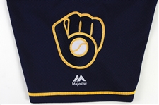 2017 Jason Lane Milwaukee Brewers Spring Training Jersey (MEARS LOA/MLB Hologram)