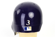2016-17 Orlando Arcia Milwaukee Brewers Signed Game Worn Batting Helmet (MEARS LOA/JSA)