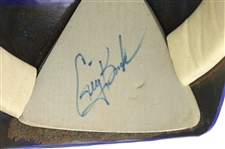 1990 Greg Brock Milwaukee Brewers Signed Game Worn Batting Helmet (MEARS LOA/JSA)