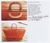 1950-52 Mike Michalske Green Bay Packers Baylor University Alumni Suitcase (MEARS LOA/Family Letter)