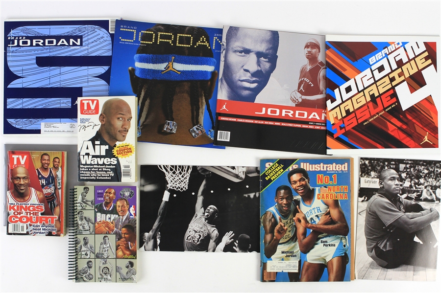 1980s-2000s Michael Jordan Chicago Bulls Magazine Collection - Lot of 45