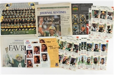 1990's-2000's Green Bay Packers Publication & Memorabila Collection - Lot of 40 w/ Super Bowl Programs & More