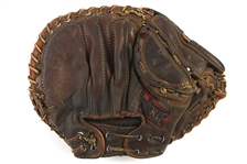 1950s Yogi Berra New York Yankees Game Worn Catcher’s Mitt (MEARS LOA) 
