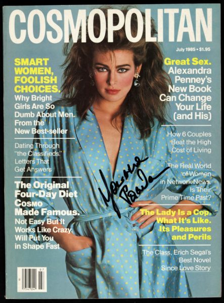 1985 Joana Pacula Signed Cosmopolitan Magazine (JSA)