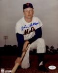  1962 New York Mets John DeMerit Autographed 8x10 Color Photo (JSA)