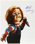 1988 Brad Dourif Child’s Play (with Chucky wielding a knife) Signed LE 16x20 Color Photo (JSA)