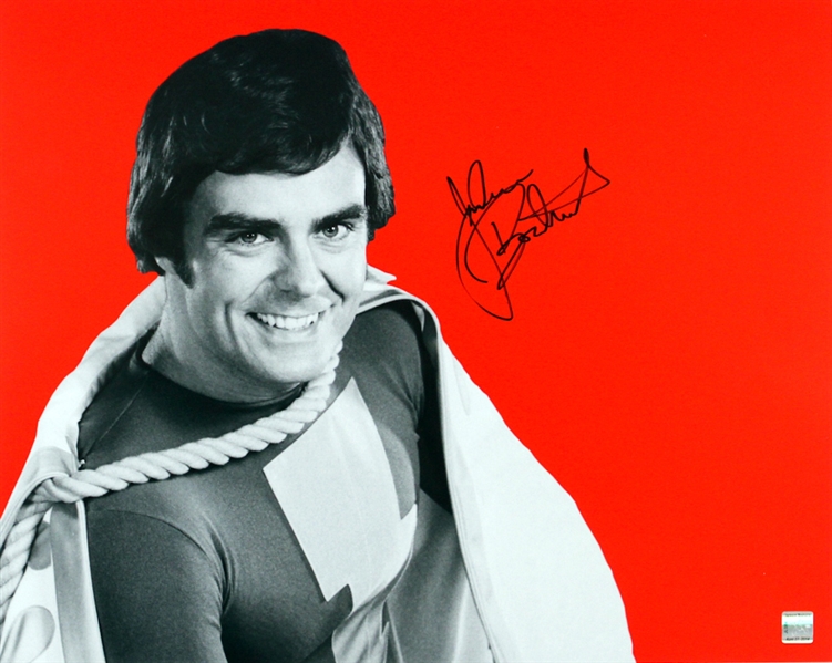 1974-1975 Jackson Bostwick Shazam (red background) Signed LE 16x20 Color Photo (JSA)