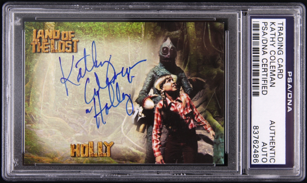 1974-1977 Land of the Lost Kathy Coleman (captured) Signed LE Trading Card (PSA/DNA Slabbed)