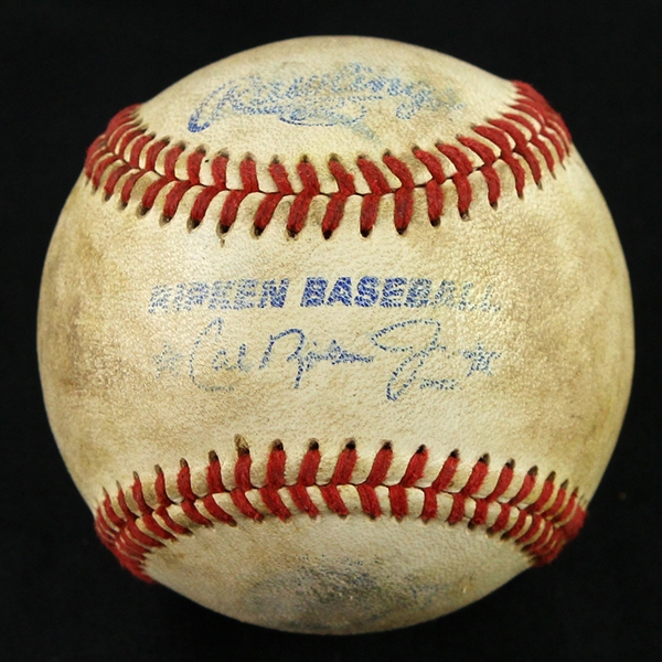 2000s Cal Ripken League Game Used Baseball (MEARS LOA)
