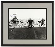 2000s Sammy Baugh Washington Redskins Signed 24" x 28" Framed Black & White Photo (JSA)