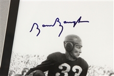 2000's Sammy Baugh Washington Redskins Signed 24 x 28 Framed Black & White Photo (JSA)