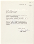 1960 Ingemar Johansson Heavy Weight Champion Signed 8.5”x11 William Morrison Agency Contract (JSA)