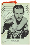 1968 Milwaukee Auditorium Hall of Fame Dinner Signed Program