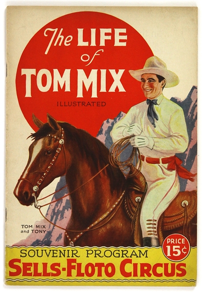 1931 The Life of Tom Mix Sells-Floto Circus Souvenir Program