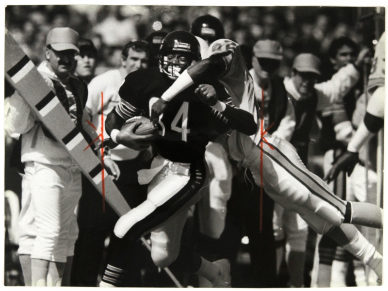 1987 Walter Payton Chicago Bears Original 8x10 Wire Press Photo “Final Season”