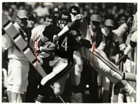 1987 Walter Payton Chicago Bears Original 8x10 Wire Press Photo “Final Season”