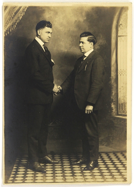 1919 circa Jack Dempsey High Fashion Original 5x7 Studio Photo