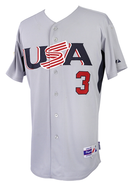 2012-15 Albert Almora Team USA Road Jersey (MEARS LOA)