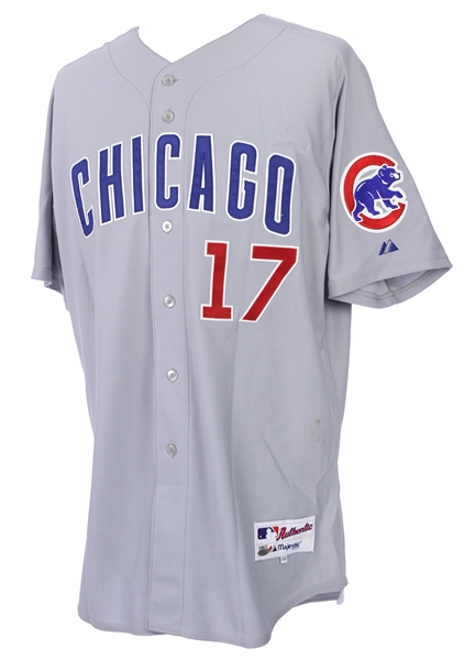 2011 Matt Garza Chicago Cubs Game Worn Road Jersey (MEARS LOA/MLB Hologram/Team Letter/Steiner)