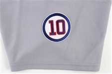 2011 Matt Garza Chicago Cubs Game Worn Road Jersey (MEARS LOA/MLB Hologram/Team Letter/Steiner)
