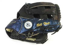 2005 Bill Hall Milwaukee Brewers Nike Game Used Mitt (MEARS LOA)