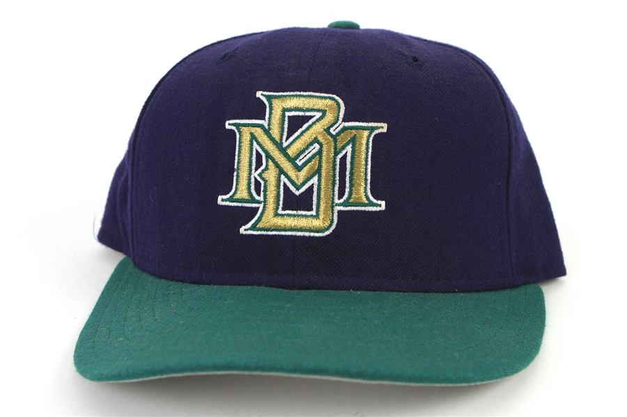 1994-96 Ricky Bones Milwaukee Brewers Game Worn Cap (MEARS LOA) 