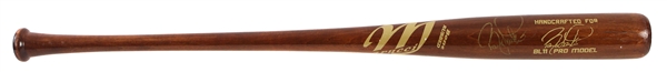 2003-04 Barry Larkin Cincinnati Reds Signed Marucci Professional Model Bat (MEARS LOA/JSA)