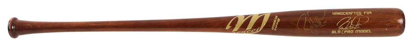 2003-04 Barry Larkin Cincinnati Reds Signed Marucci Professional Model Bat (MEARS LOA/JSA)