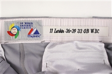 2009 Barry Larkin Team USA World Baseball Classic Road Uniform Pants (MEARS LOA)