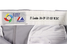 2009 Barry Larkin Team USA World Baseball Classic Road Uniform Pants (MEARS LOA)