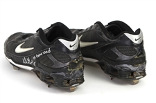 2009 Adrian Gonzalez San Diego Padres Signed Game Worn Nike Cleats (MEARS LOA & PSA/DNA)