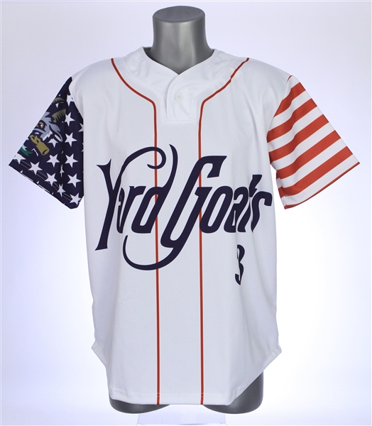  2018 Hartford Yard Goats #3 4th of July Jersey (MEARS LOA)