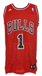 2008-09 Derrick Rose Chicago Bulls Signed Jersey (PSA/DNA)