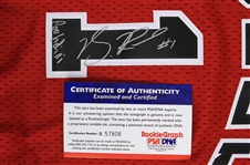 2008-09 Derrick Rose Chicago Bulls Signed Jersey (PSA/DNA)