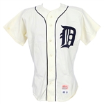 1983 Alan Trammell Detroit Tigers Tribute Jersey (MEARS LOA)