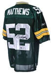 2010s Clay Matthews Green Bay Packers Signed Jersey (Player Hologram)