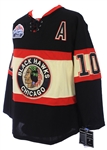 2009 Patrick Sharp Chicago Blackhawks Signed Winter Classic Jersey (JSA)