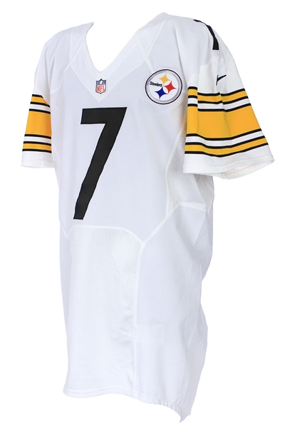2014 Ben Roethlisberger Pittsburgh Steelers Road Jersey (MEARS LOA)
