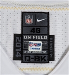 2014 Ben Roethlisberger Pittsburgh Steelers Road Jersey (MEARS LOA)
