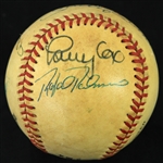 1988 Multi Signed ONL Feeney Baseball w/ 8 Signatures Including Mickey Mantle, Greg Maddux, Don Zimmer & More (JSA)