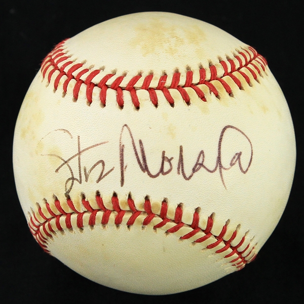 1991-92 Stan Musial St. Louis Cardinals Signed ONL White Baseball (JSA)